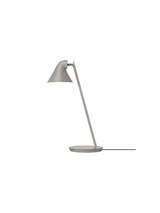 NJP Mini bordlampe fra Louis Poulsen - Lys aluminium grå - Jacobsen Plus