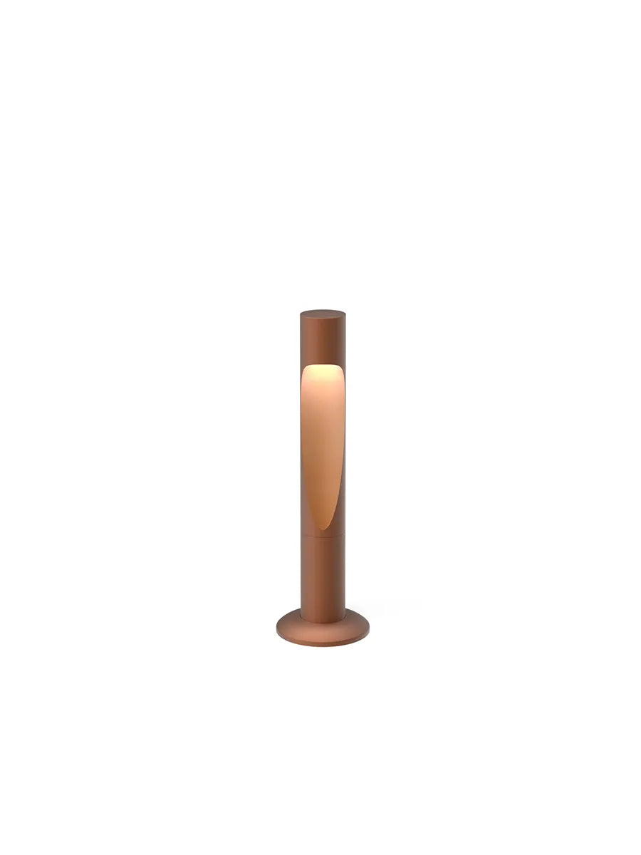 Flindt Garden Pullert fra Louis Poulsen - Lav / Corten / FODPLADE OG M-ADAPTER - Jacobsen Plus