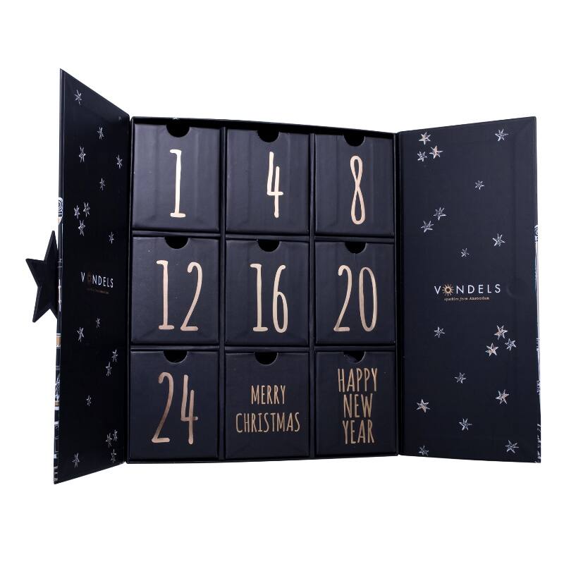 Vondels Adventskalender – Sæt med 9 julekugler - 6 - Jacobsen Plus