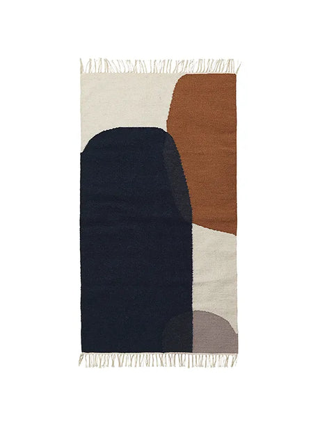Kelim Rug tæppe fra Ferm Living - Merge - 80 x 140 cm - Jacobsen Plus