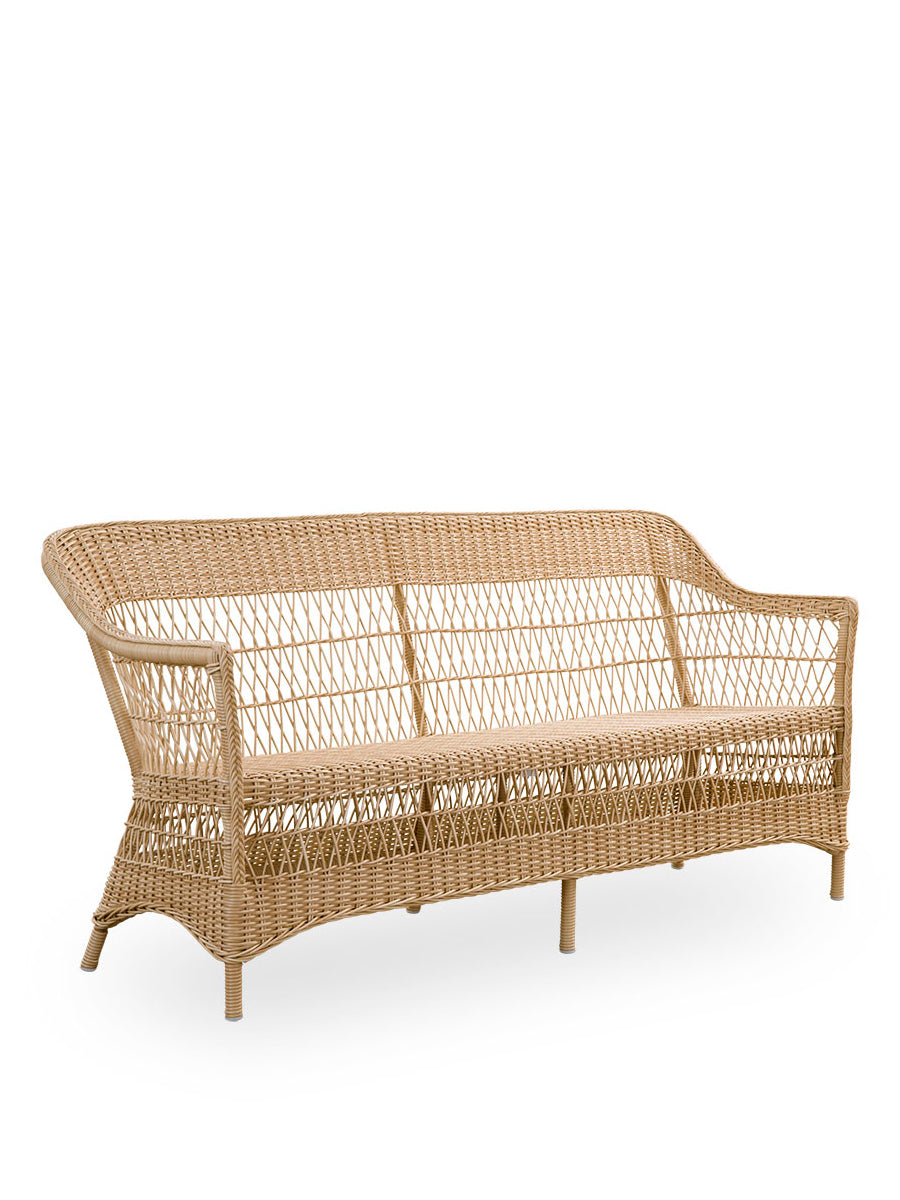 Charlot 3-pers Havesofa, Natural fra Sika-Design - Ingen hynde - Jacobsen Plus