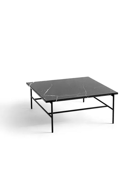 Rebar Coffee Table L80 fra Hay - Black / Black Marble - Jacobsen Plus