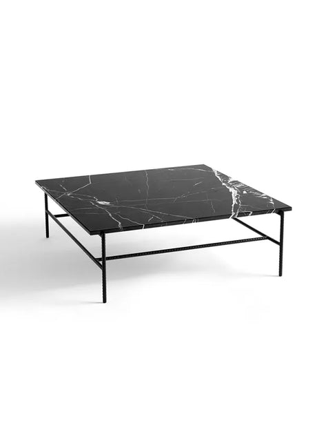 Rebar Coffee Table L100 fra Hay - Black / Black Marble - Jacobsen Plus