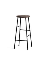 Cornet Barstol fra Hay - High / Smoked oak / Soft black powder coated steel - Jacobsen Plus