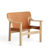 Matt lacquered oak - Brandy leather