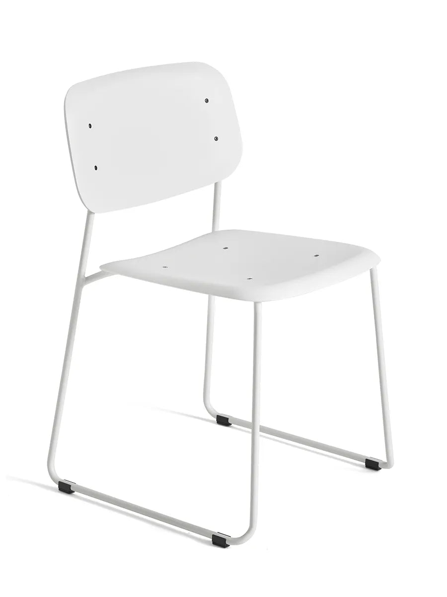 Soft Edge 55 Sled stol fra Hay - Hvid - hvid - Jacobsen Plus