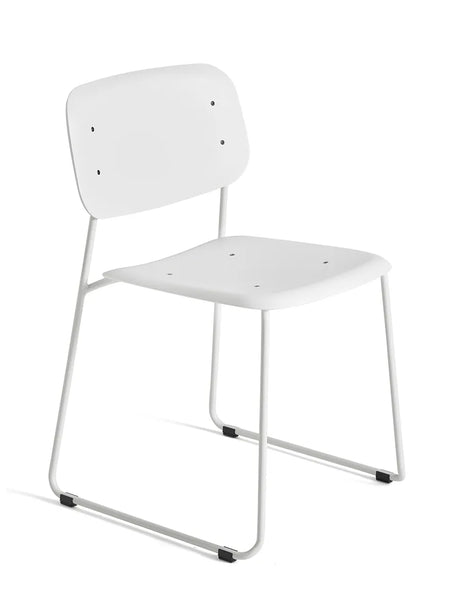 Soft Edge 55 Sled stol fra Hay - Hvid - hvid - Jacobsen Plus