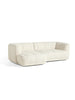 Quilton 2,5 pers. Sofa, kombination 19, venstre fra Hay