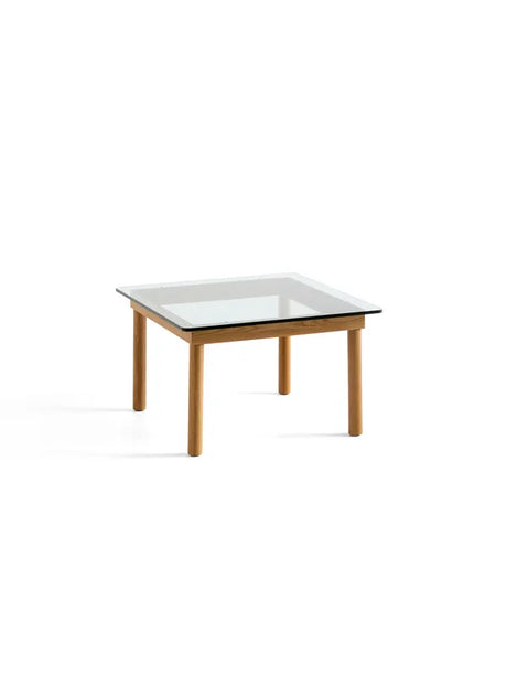 Kofi Sofabord 60x60 fra Hay - Clear glass / Water-based lacquered oak - Jacobsen Plus