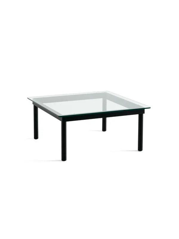  - Clear glass / Black water-based lacquered oak - Jacobsen Plus
