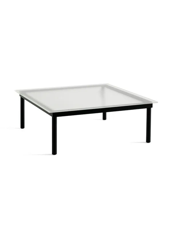  - Clear reeded glass / Black water-based lacquered oak - Jacobsen Plus