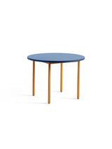 Two-Colour Spisebord Ø105 fra Hay - Blue / Ochre - Jacobsen Plus