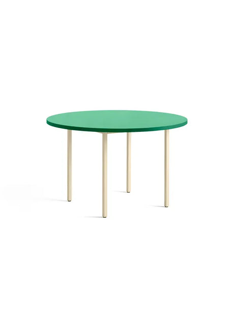 Two-Colour Spisebord Ø120 fra Hay - Green mint / Ivory - Jacobsen Plus
