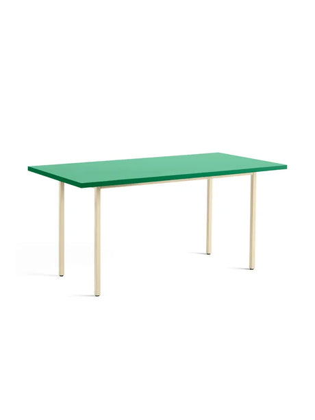 Two-Colour spisebord 160x82 fra Hay - Green mint / Ivory - Jacobsen Plus