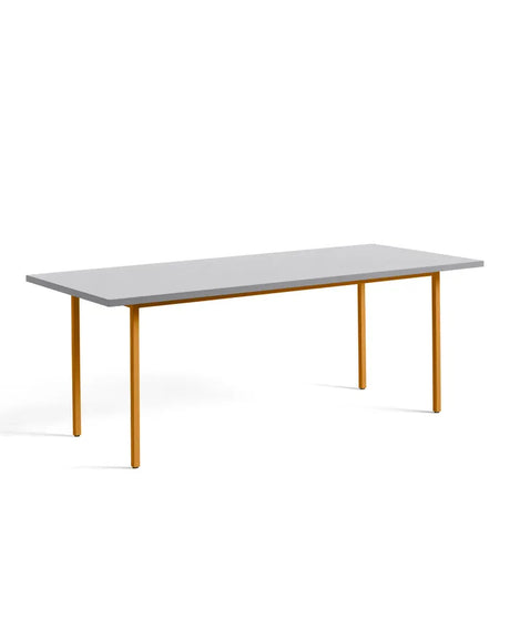 Two-Colour Spisebord 200x90 fra Hay - Light grey / Ochre - Jacobsen Plus