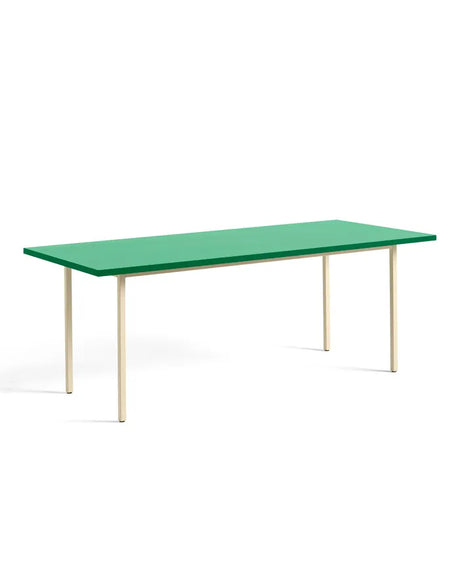 Two-Colour Spisebord 200x90 fra Hay - Green mint / Ivory - Jacobsen Plus
