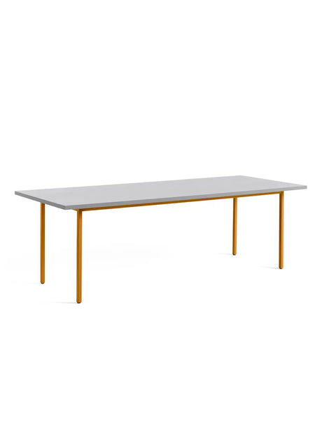 Two-Colour Spisebord 240x90 fra Hay - Light grey / Ochre - Jacobsen Plus