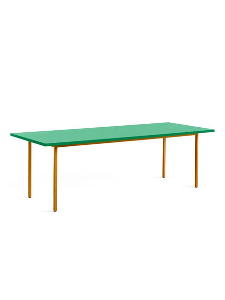 Two-Colour Spisebord 240x90 fra Hay - Green mint / Ochre - Jacobsen Plus