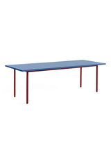 Two-Colour Spisebord 240x90 fra Hay - Blue / Maroon red - Jacobsen Plus