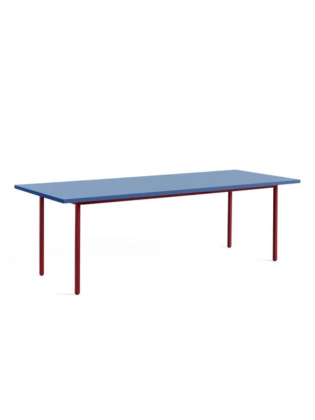 Two-Colour Spisebord 240x90 fra Hay - Blue / Maroon red - Jacobsen Plus