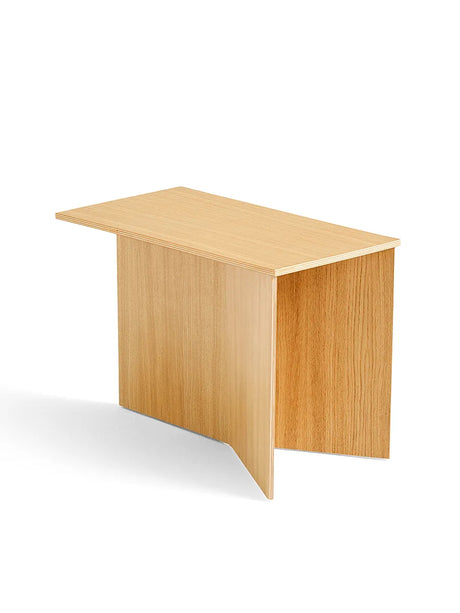 Slit borde i træ fra Hay - Oblong- B 27,5 x L 49,3 x H 35,5 cm / Lakeret eg - Jacobsen Plus