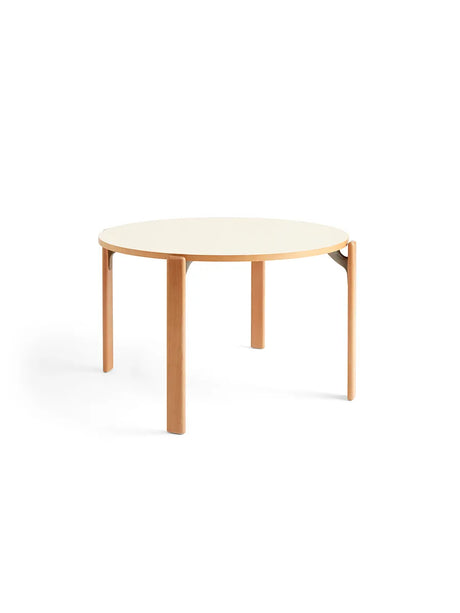Rey Table fra Hay - Golden - Ivory White Laminate - Jacobsen Plus