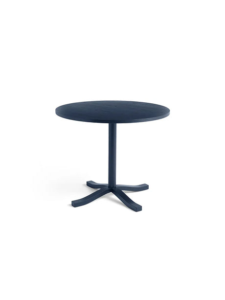 Pastis Table, Ø90 cm fra Hay - Steel blue vandbaseret lakeret ask - Jacobsen Plus