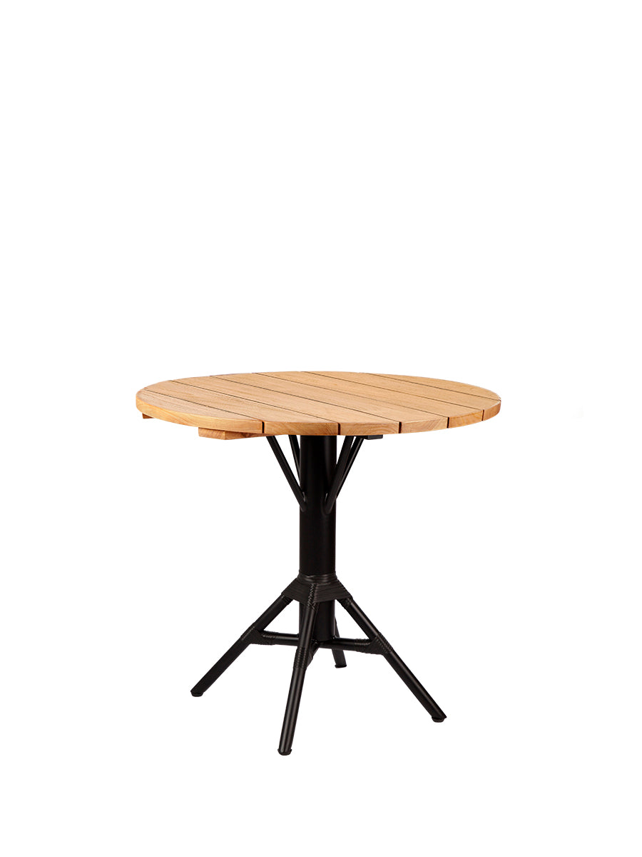 Nicole Cafébord Ø80 fra Sika-Design - Black - Jacobsen Plus