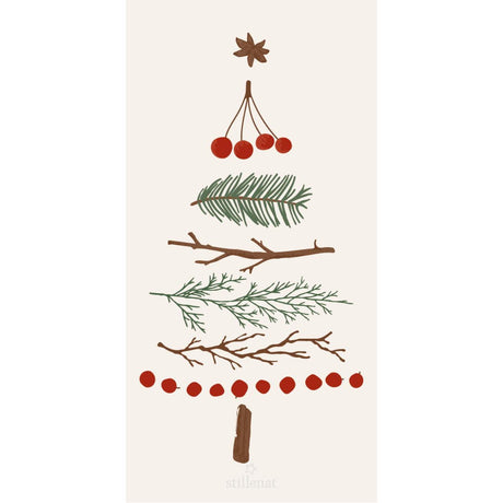 Servietter My Nostalgic Christmas – julemotiver fra Ib Laursen - Naturens juletræ - Jacobsen Plus