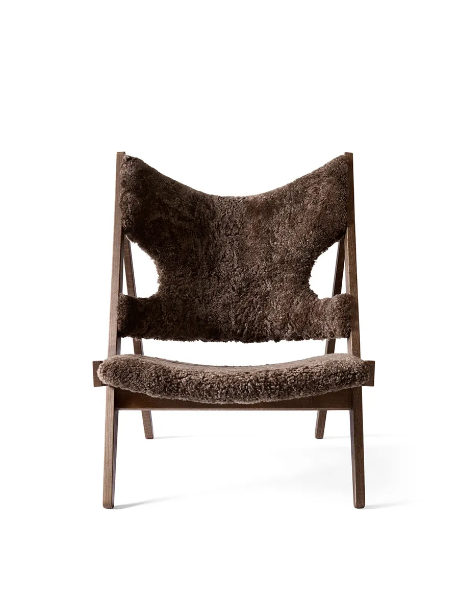Knitting Lounge Chair, Sheepskin fra Audo Copenhagen