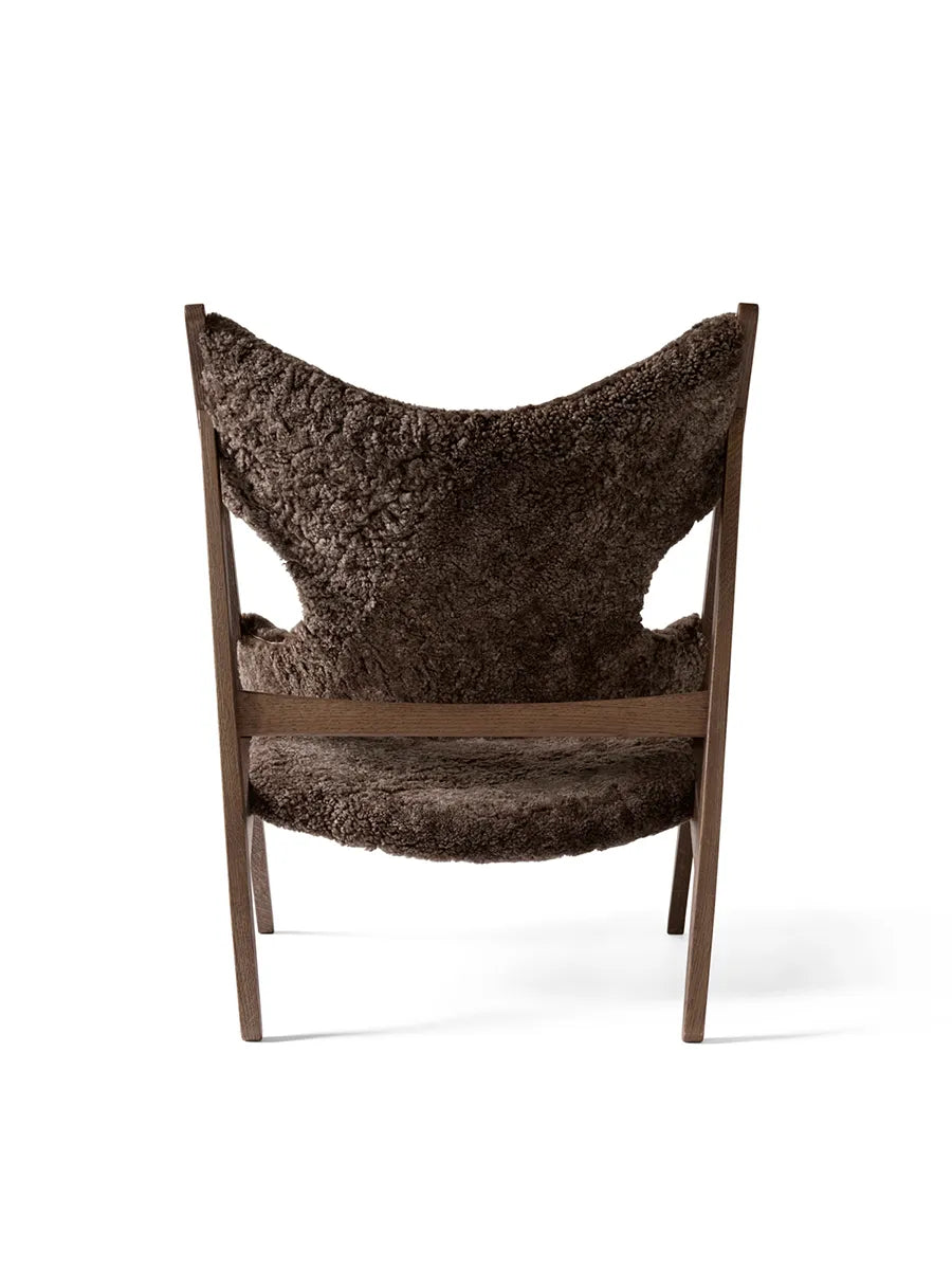 Knitting Lounge Chair, Sheepskin fra Audo Copenhagen