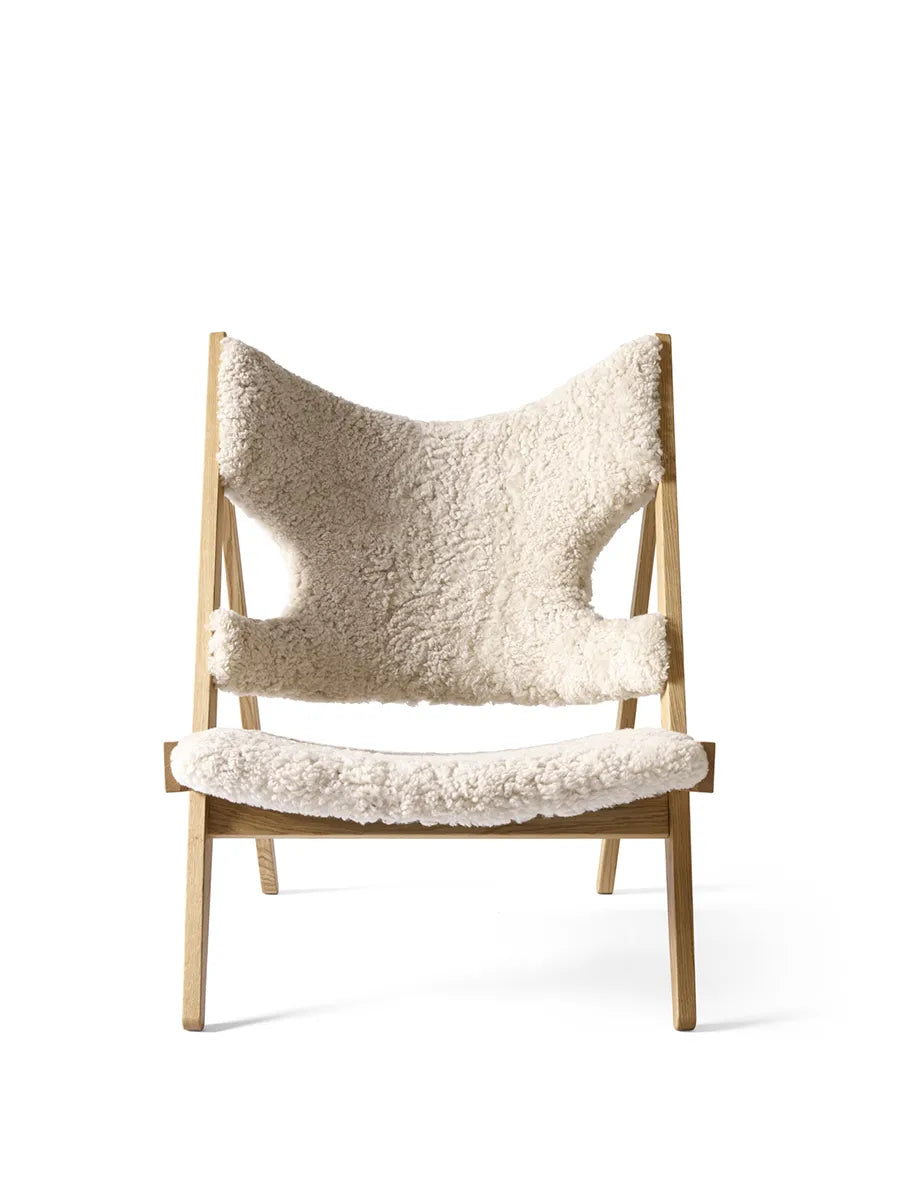 Knitting Lounge Chair, Sheepskin fra Audo Copenhagen