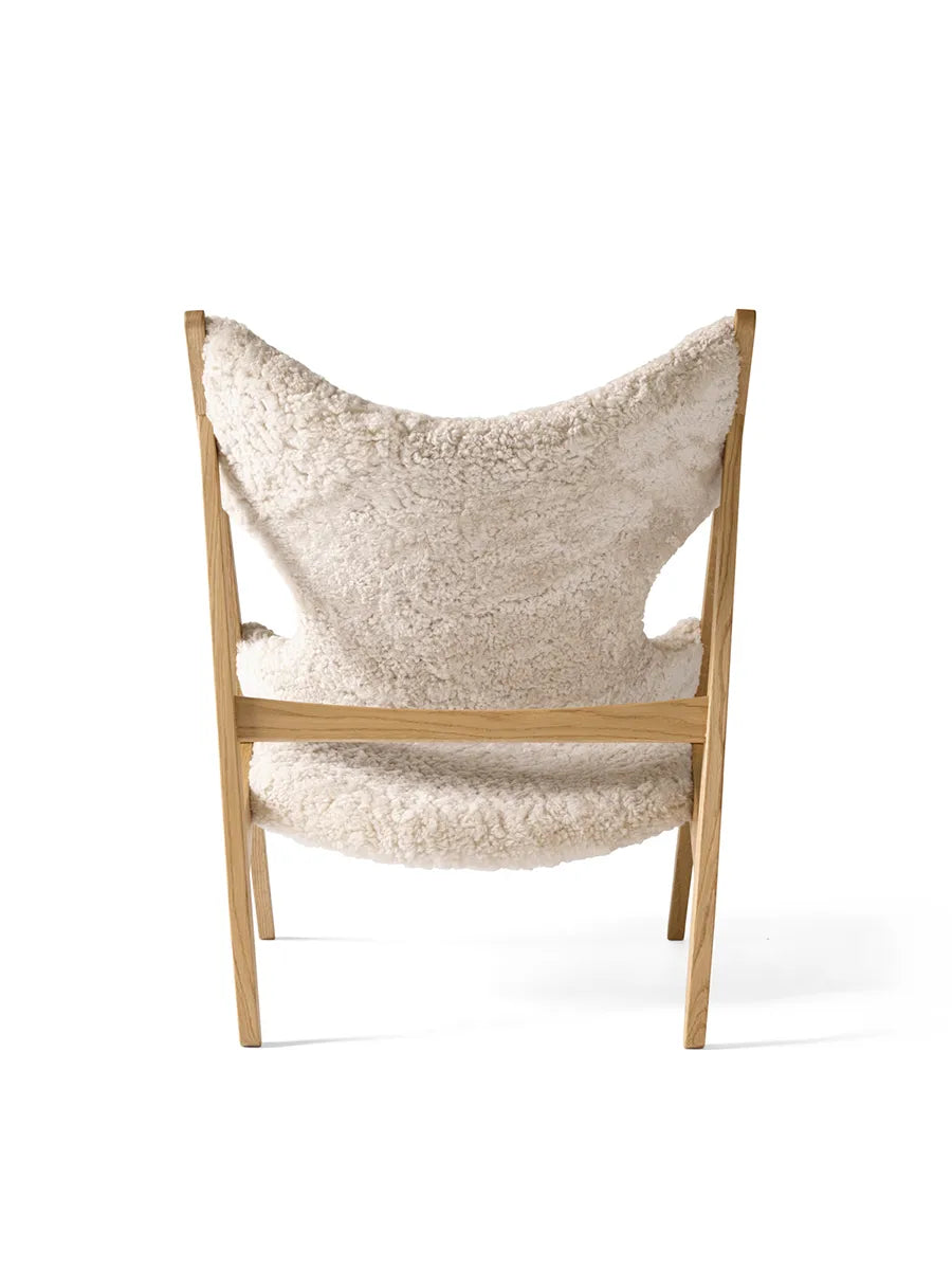 Knitting Lounge Chair, Sheepskin fra Audo Copenhagen