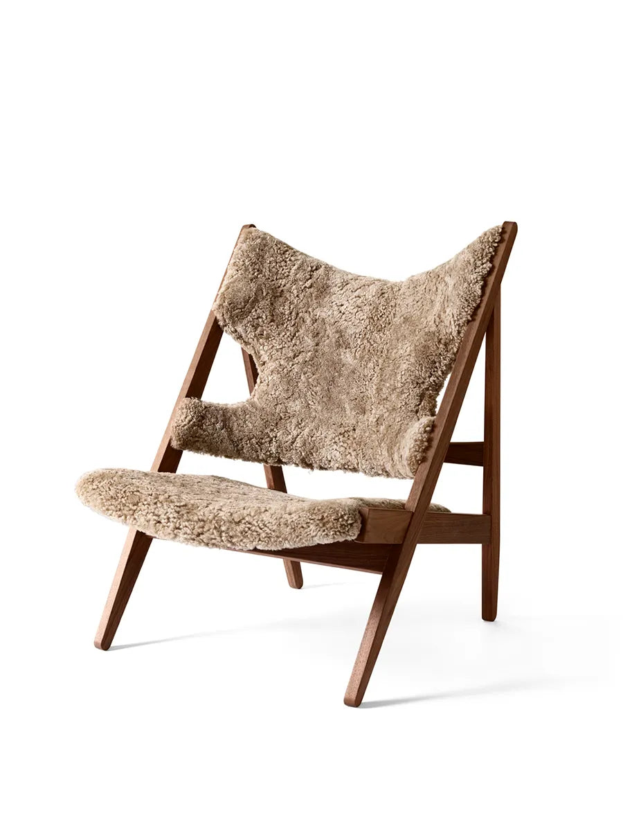 Knitting Lounge Chair, Sheepskin fra Audo Copenhagen