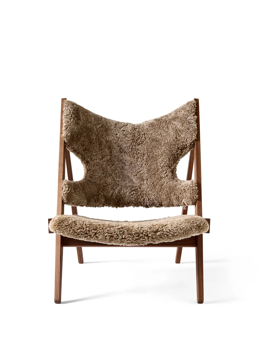 Knitting Lounge Chair, Sheepskin fra Audo Copenhagen
