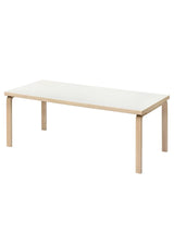 Aalto Table Extendable 97, 135/190x85 cm fra Artek - Hvid Laminat - Jacobsen Plus