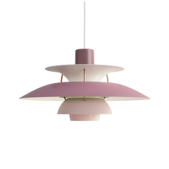 PH 5 Pendel, Hues of rose af Poul Henningsen