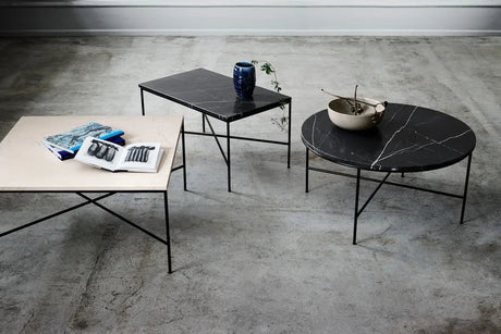 Planner Sofabord 75x45 fra Fritz Hansen - Charcoal - Jacobsen Plus