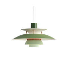 PH 5 Mini pendel, Hues of green af Poul Henningsen