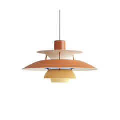 PH 5 Mini pendel, Hues of orange af Poul Henningsen