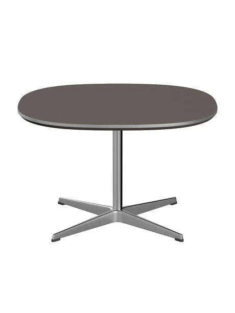 Piet Hein A202 Sofabord, 75 x 75 cm fra Fritz Hansen - Grå laminat m. alukant - Jacobsen Plus