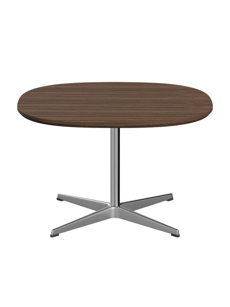 Piet Hein A202 Sofabord, 75 x 75 cm fra Fritz Hansen - Valnød finér m. finérkant - Jacobsen Plus
