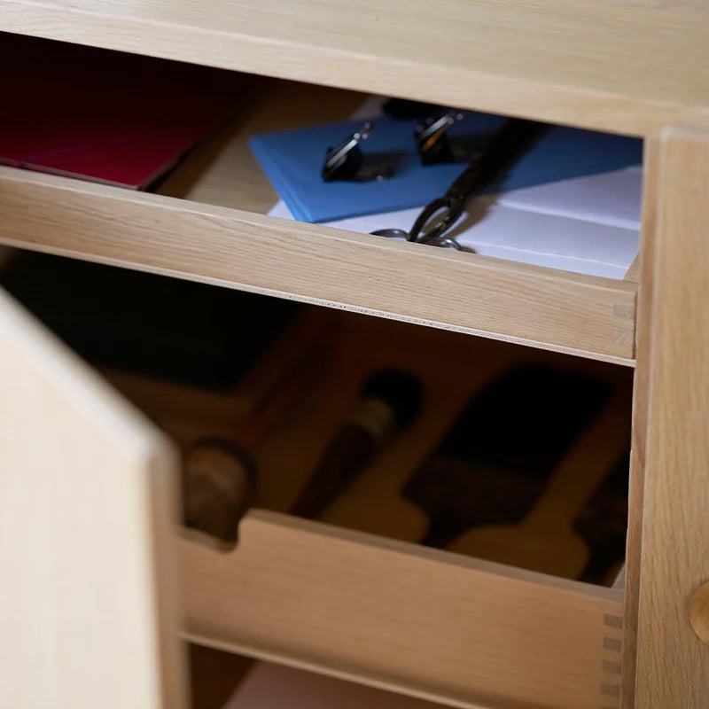 A232 stor skuffe til skænk, eg af Børge Mogensen - 3 - Jacobsen Plus