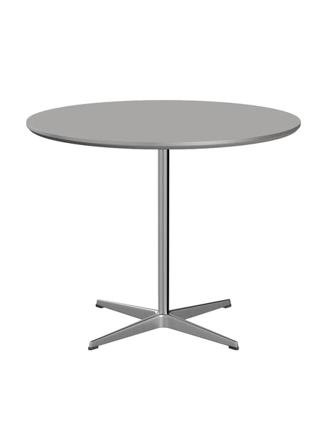 Piet Hein A623 Cafébord, Ø90 cm fra Fritz Hansen - Grey Efeso m. alukant (specialfarve) - Jacobsen Plus