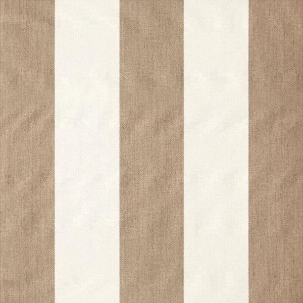 Monet Exterior Fodskammel, Moccaccino fra Sika-Design - A680 Broad Striped - Beige White - Jacobsen Plus