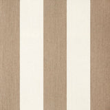 Monet Exterior Fodskammel, Moccaccino fra Sika-Design - A680 Broad Striped - Beige White - Jacobsen Plus