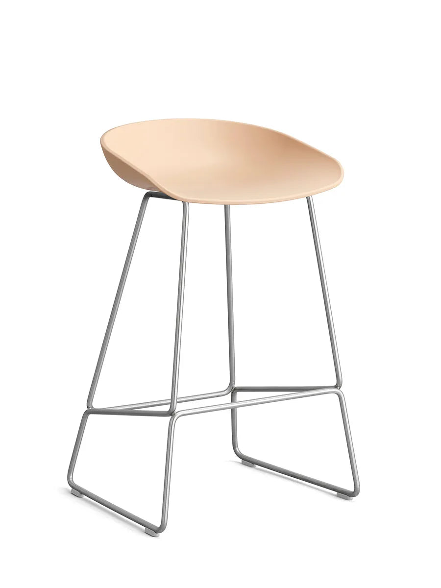  - Lav - B 47 x D 45 x H 65-76 cm / Pale Peach / Rustfrit stål - Jacobsen Plus