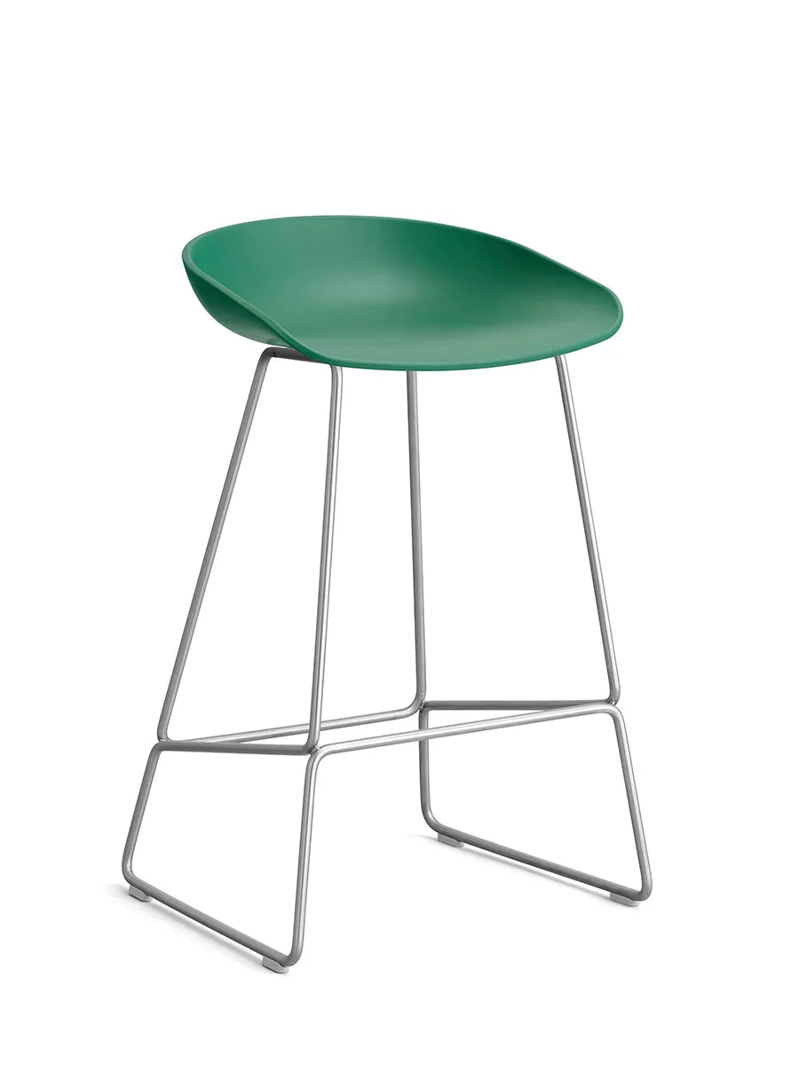  - Lav - B 47 x D 45 x H 65-76 cm / Teal Green / Rustfrit stål - Jacobsen Plus