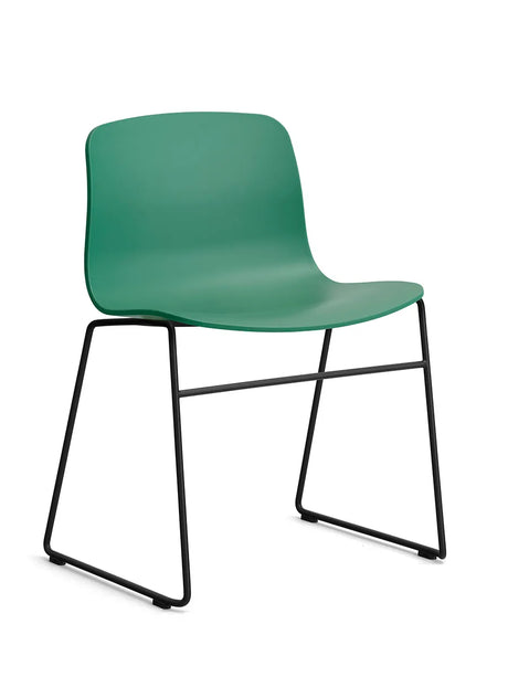 About a Chair AAC08 fra Hay - Teal Green / Sort pulverlakeret stål - Jacobsen Plus
