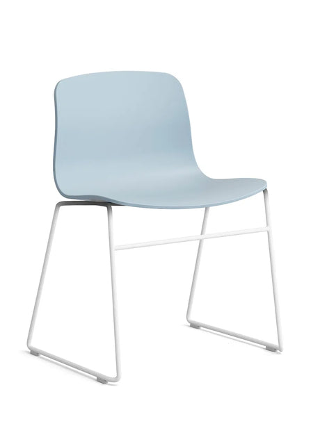 About a Chair AAC08 fra Hay - Slate Blue / Hvid pulverlakeret stål - Jacobsen Plus